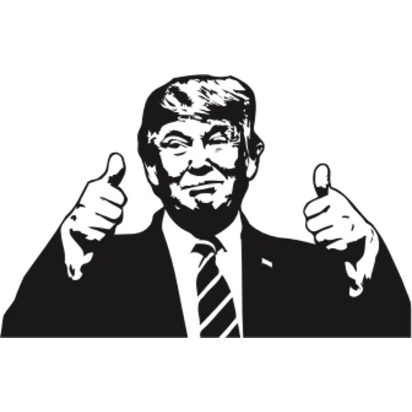 TRUMP THUMBS UP 3 IN PRINT Thumbnail