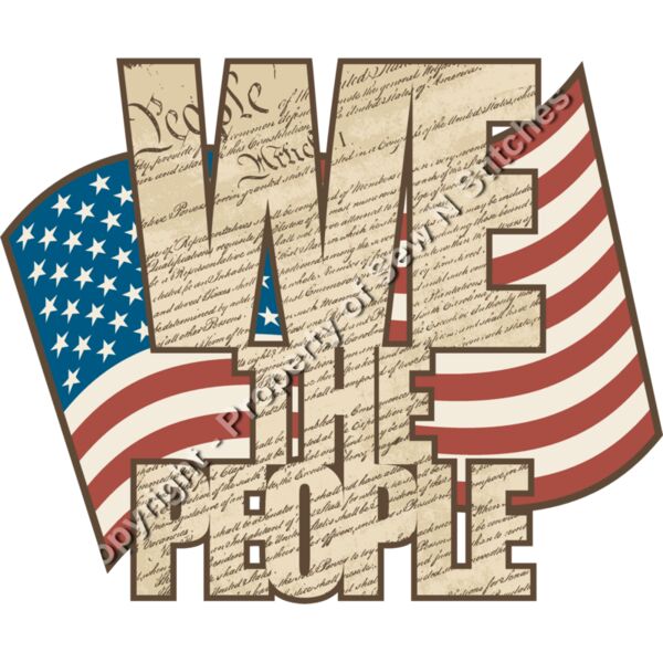 WE THE PEOPLE OVER THE FLAG Thumbnail