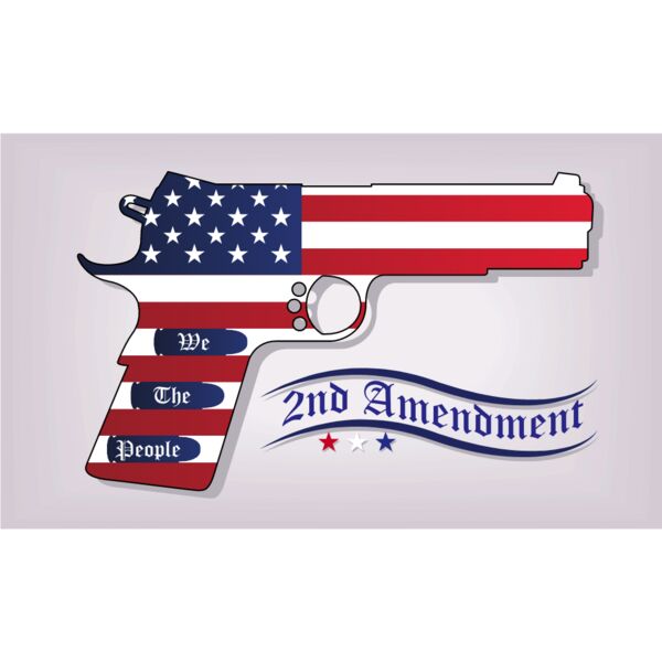 WE THE PEOPLE GUN OVER THE FLAG Thumbnail