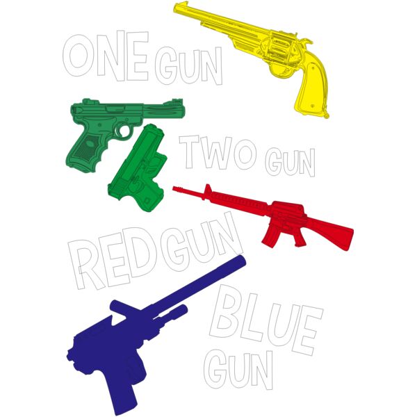 ONE GUN TWO GUN RED GUN BLUE GUN  Thumbnail