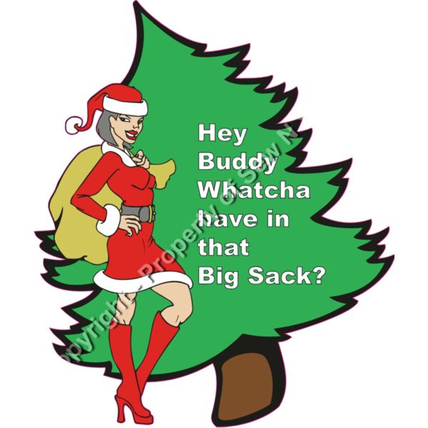 sexy mrs claus with big sack Thumbnail