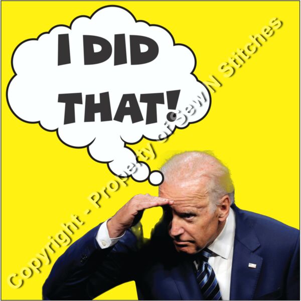BIDEN STARING - I DID THAT! Thumbnail