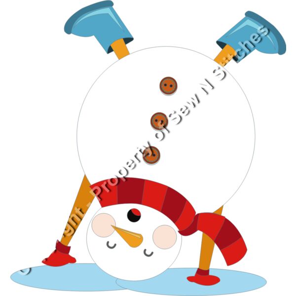 snowman upside down Thumbnail